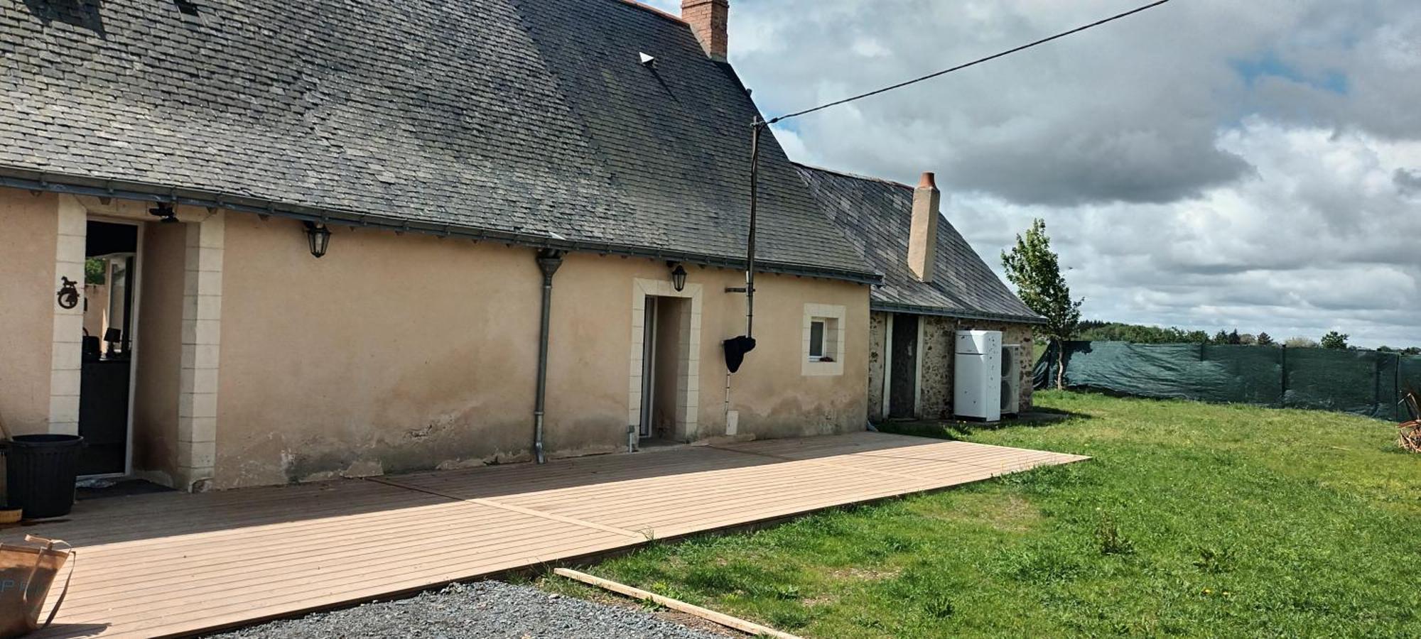 Maison De Campagne Seiches-sur-le-Loir エクステリア 写真